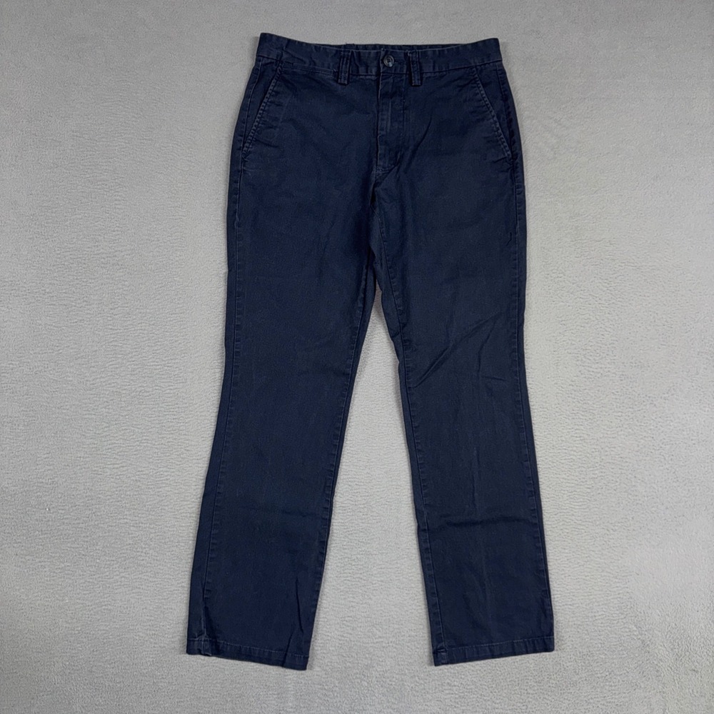 Old Navy Pants Mens 30x30 Blue Ultimate Straight Built-In Flex Chinos Cotton